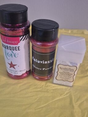 Lulu's Wapp Marquee Love Pink Glitter Powder - Premium Pink Sparkle